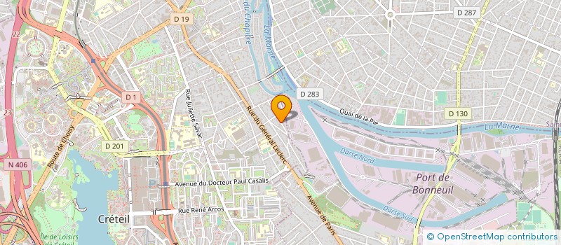 localisation de l'entreprise MONSIEUR SEBASTIEN LAURIER  CRETEIL