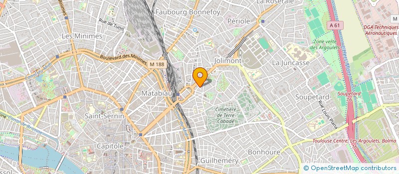 localisation de l'entreprise MONSIEUR SEBASTIEN LAUTIER à TOULOUSE