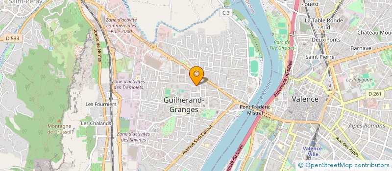 localisation de l'entreprise MONSIEUR SEBASTIEN LAUZENT  GRANE