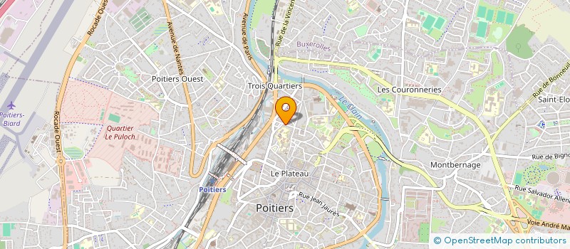 localisation de l'entreprise MONSIEUR SEBASTIEN LAVAL à POITIERS