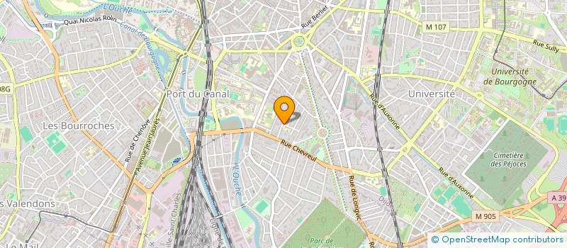 localisation de l'entreprise MONSIEUR SEBASTIEN LAVERE à DIJON