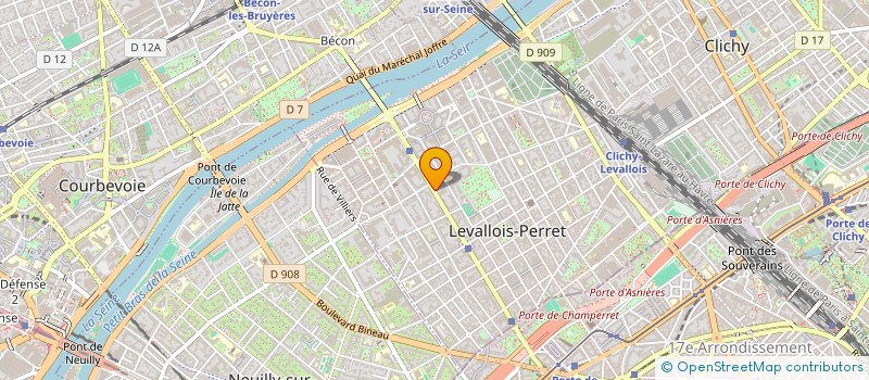 localisation de l'entreprise MONSIEUR SEBASTIEN LAVILLE à LEVALLOIS-PERRET