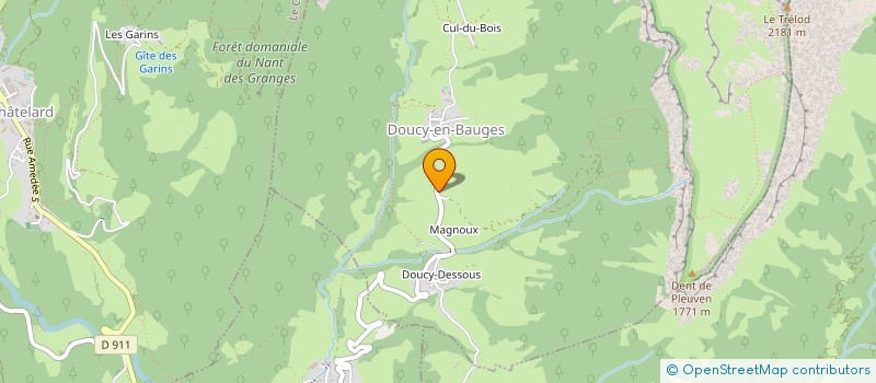 localisation de l'entreprise MONSIEUR SEBASTIEN LAZZARONI  DOUCY-EN-BAUGES