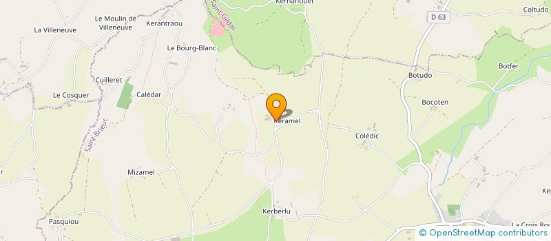 localisation de l'entreprise MONSIEUR SEBASTIEN LE BIHANNIC à LE VIEUX-BOURG
