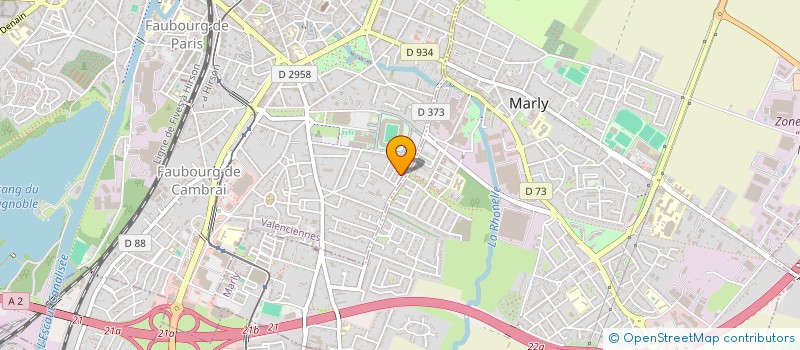 localisation de l'entreprise MONSIEUR SEBASTIEN LE BORGNIC  VALENCIENNES