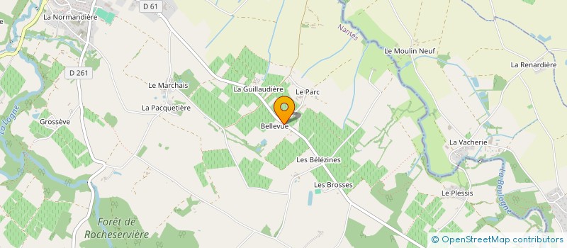 localisation de l'entreprise MONSIEUR SEBASTIEN LE CAM à CORCOUE-SUR-LOGNE