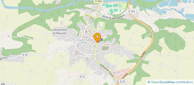 localisation de l'entreprise MONSIEUR SEBASTIEN LE CORRE  SAINT-SEVER