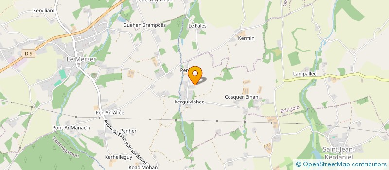 localisation de l'entreprise MONSIEUR SEBASTIEN LE FAOU  BRINGOLO