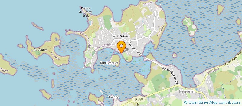 localisation de l'entreprise MONSIEUR SEBASTIEN LE FLANCHEC  PLEUMEUR-BODOU