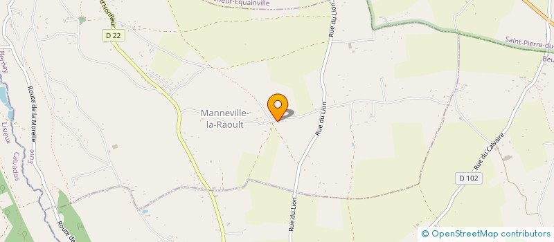 localisation de l'entreprise MONSIEUR SEBASTIEN LE FLOCH  MANNEVILLE-LA-RAOULT