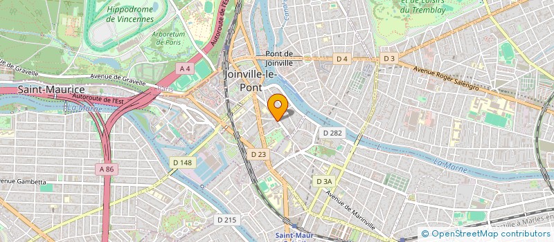 localisation de l'entreprise MONSIEUR SEBASTIEN LE GLEUHER  JOINVILLE-LE-PONT