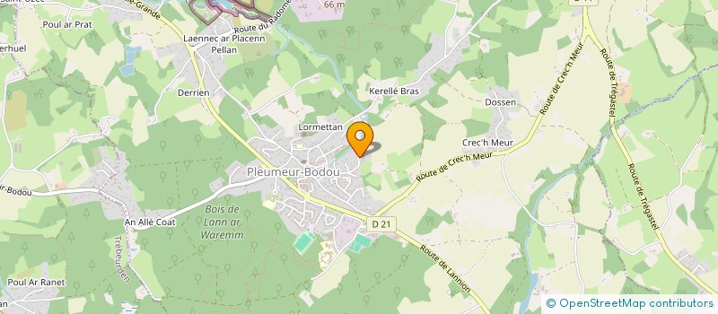 localisation de l'entreprise MONSIEUR SEBASTIEN LE GUEN  PLEUMEUR-BODOU