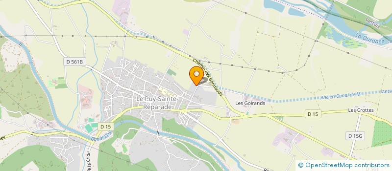 localisation de l'entreprise MONSIEUR SEBASTIEN LE GUEN-BACOUT  LE PUY-SAINTE-REPARADE