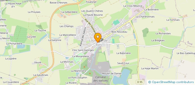 localisation de l'entreprise MONSIEUR SEBASTIEN LE HELLOCO à LOUVIGNE-DE-BAIS
