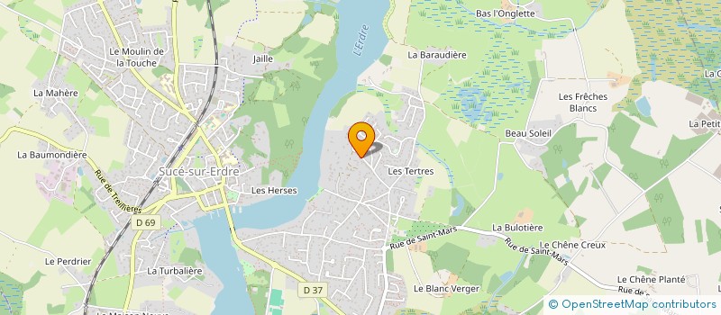 localisation de l'entreprise MONSIEUR SEBASTIEN LE LOCH à SUCE-SUR-ERDRE