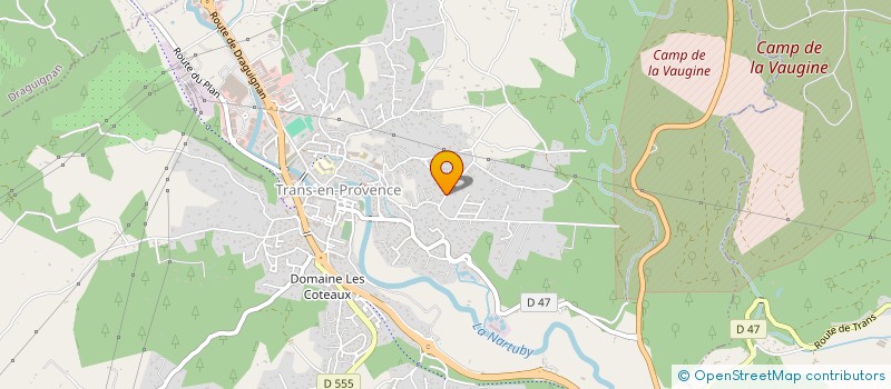 localisation de l'entreprise MONSIEUR SEBASTIEN LE MAGUET à TRANS-EN-PROVENCE