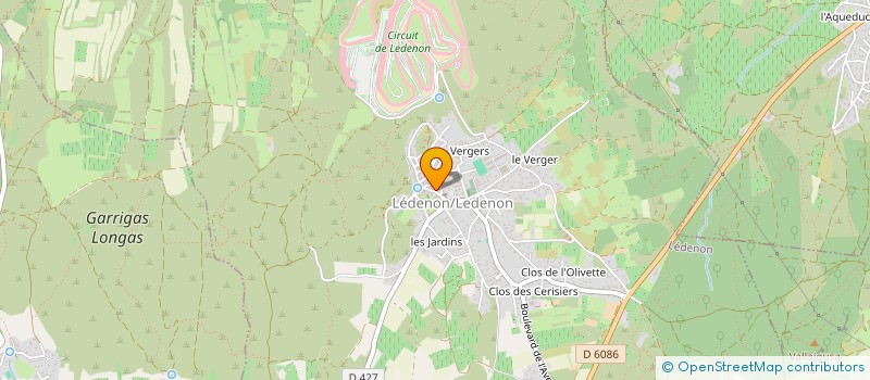 localisation de l'entreprise MONSIEUR SEBASTIEN LE MAO  LEDENON