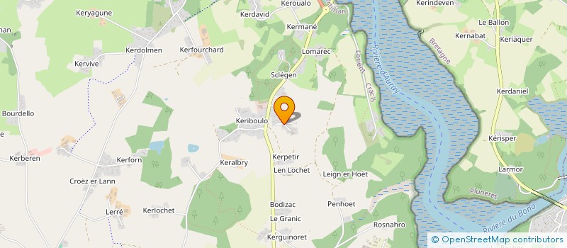 localisation de l'entreprise MONSIEUR SEBASTIEN LE MENTEC  CRACH