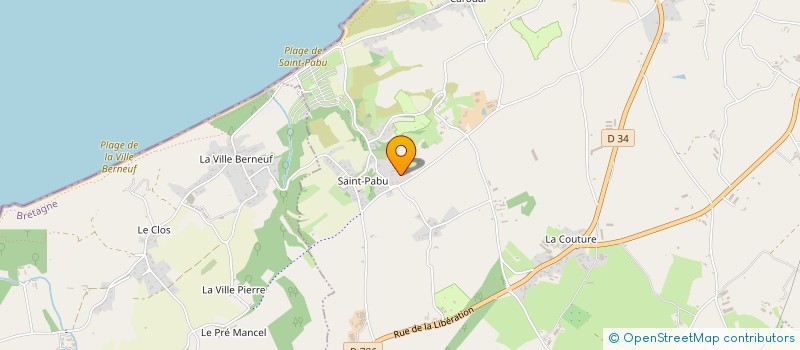 localisation de l'entreprise MONSIEUR SEBASTIEN LE MERCIER  ERQUY