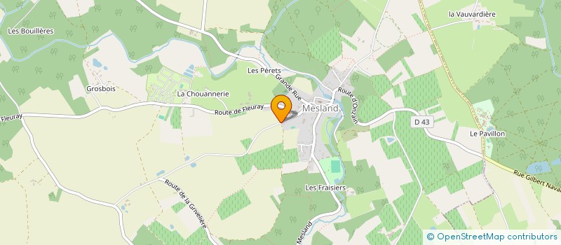 localisation de l'entreprise MONSIEUR SEBASTIEN LE SOURD  MESLAND