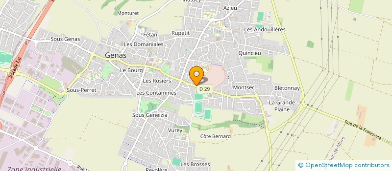 localisation de l'entreprise MONSIEUR SEBASTIEN LE TROADEC  GENAS