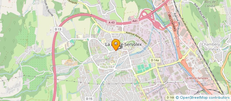 localisation de l'entreprise MONSIEUR SEBASTIEN LEBAS  LA MOTTE-SERVOLEX