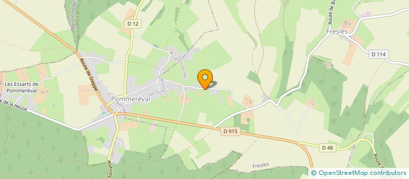 localisation de l'entreprise MONSIEUR SEBASTIEN LEBAS  FRESLES