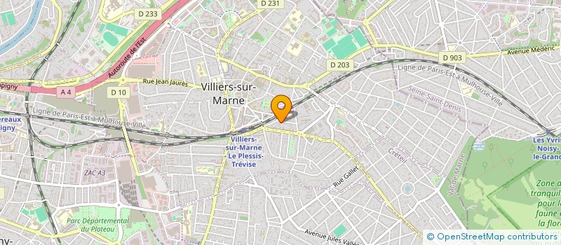 localisation de l'entreprise MONSIEUR SEBASTIEN LEBEAU  VILLIERS-SUR-MARNE