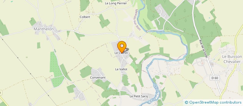 localisation de l'entreprise MONSIEUR SEBASTIEN LEBESNERAIS  MESNILS-SUR-ITON