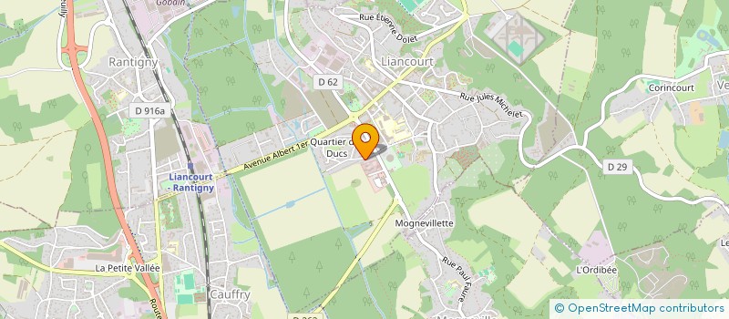 localisation de l'entreprise MONSIEUR SEBASTIEN LEBLANC  LIANCOURT