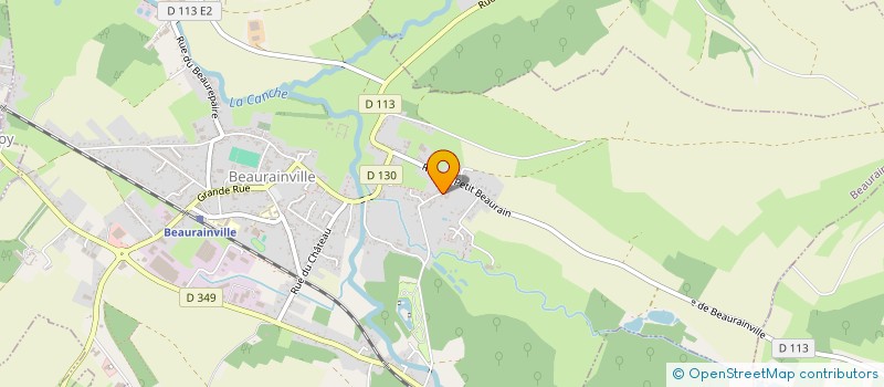 localisation de l'entreprise MONSIEUR SEBASTIEN LEBLOND  BEAURAINVILLE