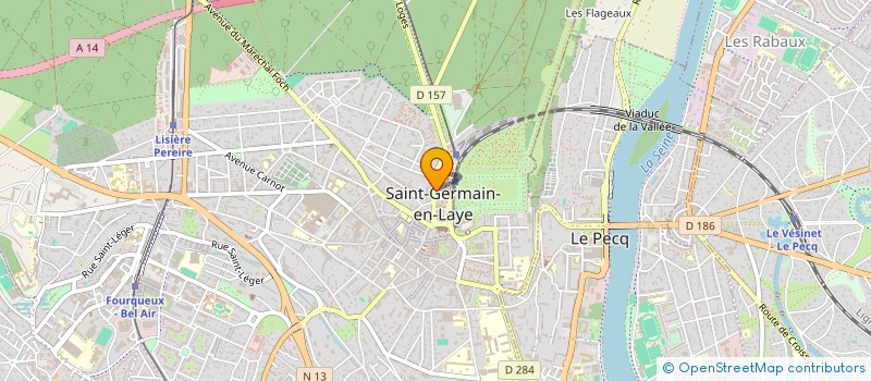 localisation de l'entreprise MONSIEUR SEBASTIEN LEBRAY à SAINT-GERMAIN-EN-LAYE