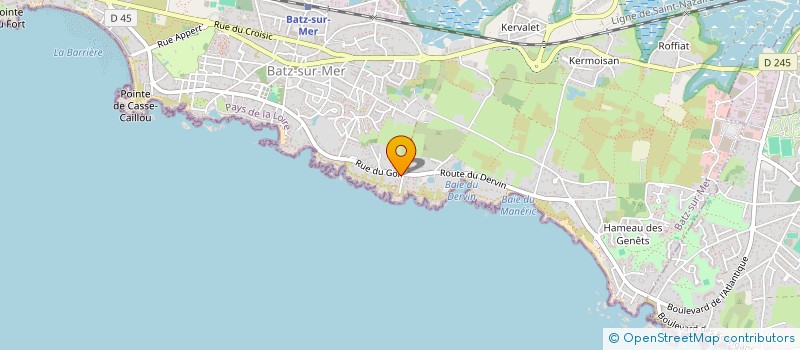 localisation de l'entreprise MONSIEUR SEBASTIEN LEBRETON à BATZ-SUR-MER
