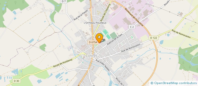localisation de l'entreprise MONSIEUR SEBASTIEN LECERF à LE CONTROIS-EN-SOLOGNE