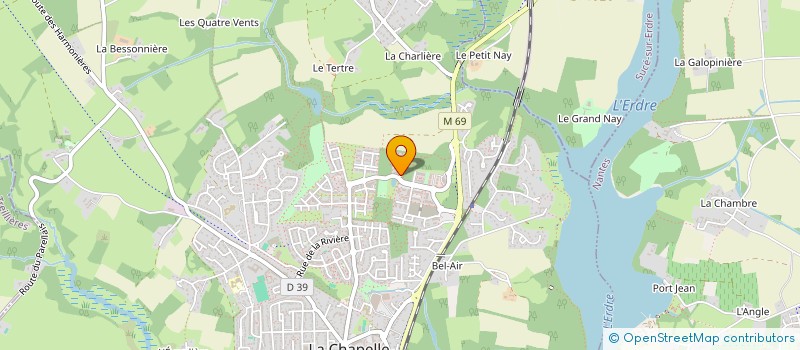 localisation de l'entreprise MONSIEUR SEBASTIEN LECLAIR à LA CHAPELLE-SUR-ERDRE
