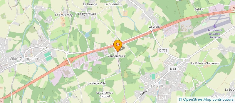 localisation de l'entreprise MONSIEUR SEBASTIEN LECLERC  VILDE-GUINGALAN