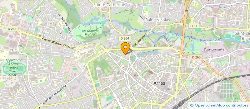 localisation de l'entreprise MONSIEUR SEBASTIEN LECLERCQ à ARRAS