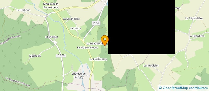 localisation de l'entreprise MONSIEUR SEBASTIEN LECOMTE à LA MADELEINE-BOUVET