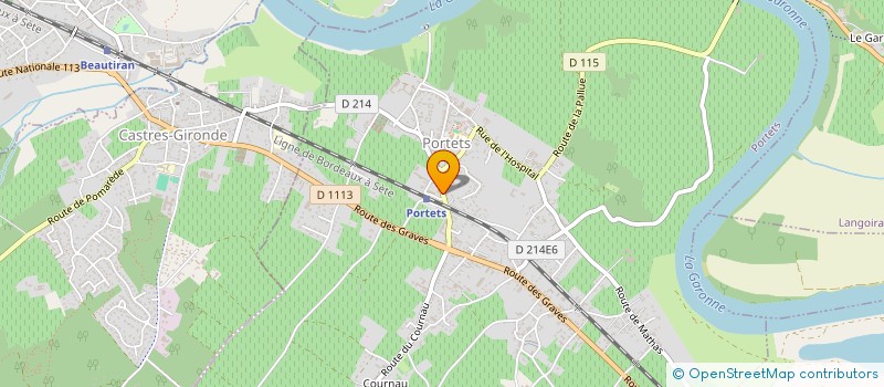 localisation de l'entreprise MONSIEUR SEBASTIEN LECOMTE  PORTETS