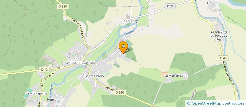 localisation de l'entreprise MONSIEUR SEBASTIEN LECOMTE  MARSEILLES-LES-AUBIGNY