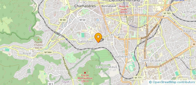 localisation de l'entreprise MONSIEUR SEBASTIEN LECUONA  CHAMALIERES