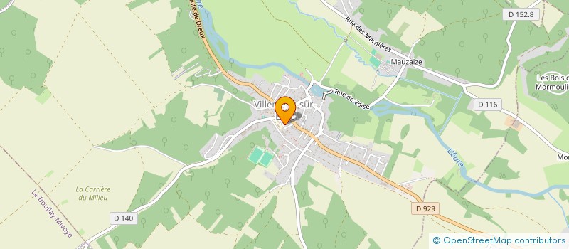 localisation de l'entreprise MONSIEUR SEBASTIEN LECURU à VILLEMEUX-SUR-EURE