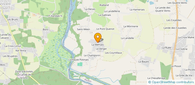 localisation de l'entreprise MONSIEUR SEBASTIEN LECUYER  BAINS-SUR-OUST