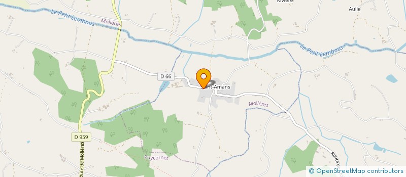 localisation de l'entreprise MONSIEUR SEBASTIEN LECUYER  MOLIERES