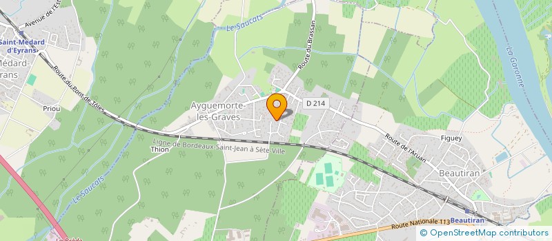 localisation de l'entreprise MONSIEUR SEBASTIEN LEFEBVRE  AYGUEMORTE-LES-GRAVES