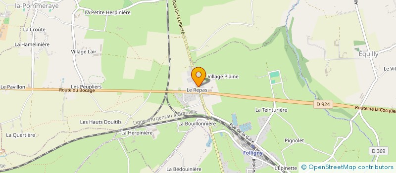 localisation de l'entreprise MONSIEUR SEBASTIEN LEFEBVRE  SAINT-SAUVEUR-LA-POMMERAYE