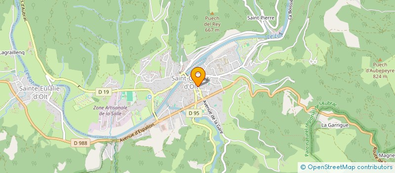 localisation de l'entreprise MONSIEUR SEBASTIEN LEFEVRE à SAINT GENIEZ D'OLT ET D'AUBRAC