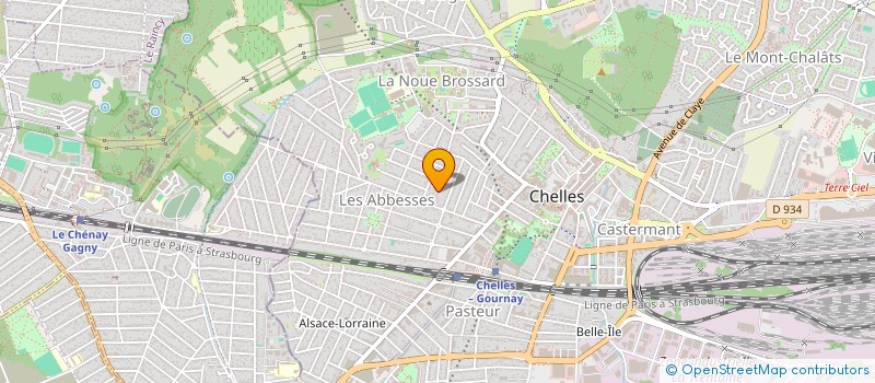 localisation de l'entreprise MONSIEUR SEBASTIEN LEFEVRE à CHELLES