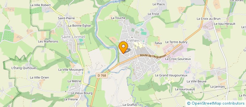 localisation de l'entreprise MONSIEUR SEBASTIEN LEFEVRE  CREHEN