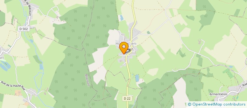 localisation de l'entreprise MONSIEUR SEBASTIEN LEFEVRE  HODENC-EN-BRAY